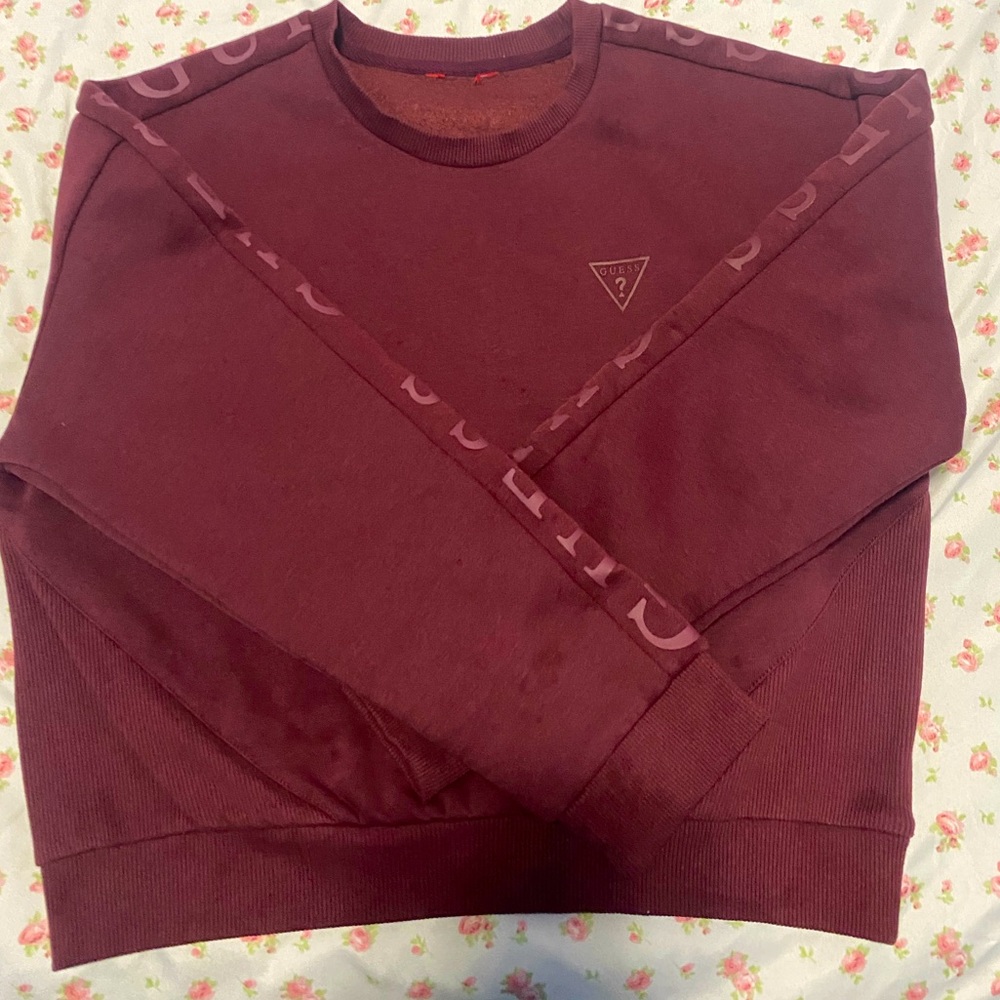 Red Guess sweater